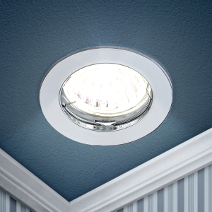 Светильник встраиваемый ЭРА KL1 SN под лампу MR16 GU5.3 сатин никель