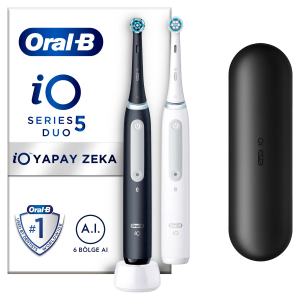 Набор электрических зубных щеток ORAL-B iO Series 5 Duo черный, белый 5 режимов тип 3776