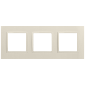 Рамка для розеток и выключателей ЭРА Elegance 14-5013-02 Classic, на 3 поста, слоновая кость
