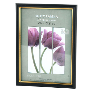 Фоторамка Interior Office 5 серия 589/30х40 чёрный пластиковый (5/15)