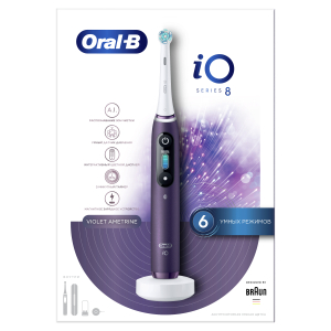 Электрическая зубная щетка ORAL-B iO Series 8/iOM8.1A1.1BD Violet Ametrine 6 режимов