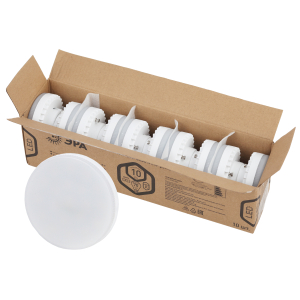 Лампа светодиодная ЭРА RED LINE LED GX-10W-865-GX53 R 10-PACK 10Вт таблетка холодный дневной свет GX53 набор 10 шт