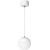 Светильник подвесной (подвес) ЭРА ADELAIDA PL35 WH G9 потолочный шар белый
