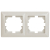 Рамка для розеток и выключателей Intro Solo 4-502-02 на 2 поста, СУ, слоновая кость