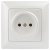 Розетка Intro Solo 4-201-06 без заземления 2P 16А-250В IP20 СУ перламутр