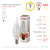 Лампа светодиодная ЭРА STD LED BXS-7W-827-E14 7Вт свеча на ветру теплый белый свет Е14