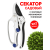 GTRS60-003 GREEN APPLE Секатор усиленный c храповым механизмом, контактный (6/60/1080)