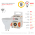 Лампа светодиодная ЭРА STD LED MR16-10W-827-GU10 10Вт софит теплый белый свет GU10