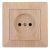 Розетка Intro Solo 4-201-11 без заземления 2P 16А-250В IP20 СУ сосна