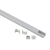 Комплект с накладным анодированным профилем ЭРА 1612-1m 16х12мм, 1м, серебристый САВ261