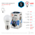 Лампа светодиодная ЭРА STD LED P45-5W-840-E27 5Вт шар нейтральный белый свет Е27
