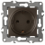 Розетка ЭРА Серия 12 12-2102-13 2P+E Schuko со шторками 16A-250В IP20 бронза