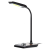Настольный светильник ЭРА NLED-473-10W-BK светодиодный черный с деревом