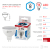 Лампа светодиодная ЭРА STD LED MR16-8W-12V-840-GU5.3 8Вт софит нейтральный белый свет GU5.3