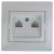 Розетка Intro Plano 1-304-01 информационная двойная 2xRJ45 СУ белый