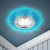 Светильник встраиваемый cо светодиодной подсветкой ЭРА DK LD6 BL/WH под лампу MR16 GU5.3 голубой