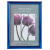Фоторамка Image Art Радуга 15х21 пластиковая со стеклом синий металлик