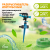 GWRS12-046 GREEN APPLE Разбрызгиватель 360 град, импульсный, вращающийся, пластик (12/48/576)