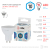 Лампа светодиодная ЭРА STD LED MR16-10W-840-GU10 10Вт софит нейтральный белый свет GU10