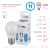 Лампа светодиодная ЭРА STD LED P45-11W-840-E27 11Вт шар нейтральный белый свет Е27