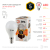 Лампа светодиодная ЭРА STD LED P45-5W-827-E14 5Вт шар теплый белый свет Е14