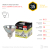 Лампа галогенная ЭРА GU5.3-JCDR(MR16)-35W-230V-CL 35Вт софит теплый белый свет GU5.3