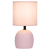 Настольная лампа Rivoli Sheron 7067-501 1 * Е14 40 Вт керамика розовая с абажуром