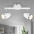 Светильник настенно-потолочный спот Rivoli Kelly 6155-702 светодиодный LED 2 х 4 Вт 3200К поворотный