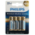 Батарейки Philips LR6M4B/51 АА алкалиновые 1,5v 4 шт. LR6-4BL Premium (4/48/144/17280)