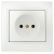 Розетка Intro Plano 1-201-06 без заземления 2P 16А-250В IP20 СУ перламутр