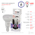Лампа светодиодная ЭРА STD LED R50-6W-860-E14 6Вт рефлектор холодный дневной свет Е14