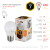 Лампа светодиодная ЭРА STD LED P45-7W-827-E27 7Вт шар теплый белый свет Е27