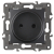 Розетка ЭРА Elegance 14-2105-05 2P 16A-250В IP20 антрацит