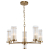 Люстра Rivoli Dolly 2074-305 5 х Е14 40 Вт классика