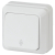 Переключатель Intro Quadro 2-103-01 одноклавишный 10А-250В, IP20, ОУ, белый