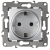 Розетка ЭРА Серия 12 12-2101-03 с заземлением 2P+E Schuko 16A-250В IP20 алюминий
