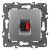 Розетка ЭРА Elegance 14-3111-03 аудио IP20 алюминий