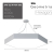 Светильник LED ЭРА Geometria SPO-122-W-40K-066 Hexagon 66Вт 4000К 5300Лм IP40 800*800*80 белый подвесной