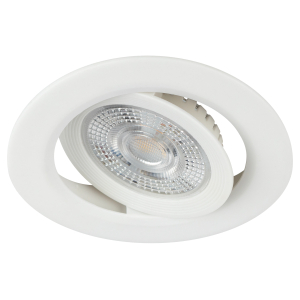 Светильник светодиодный встраиваемый ЭРА KL LED 25A-5 4K WH круглый поворотный белый 5Вт 4000К