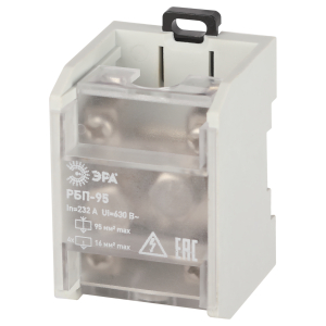 Распределительный блок проходной РБП ЭРА NO-224-77 95 (1х95-4х16 мм2) 232/100А