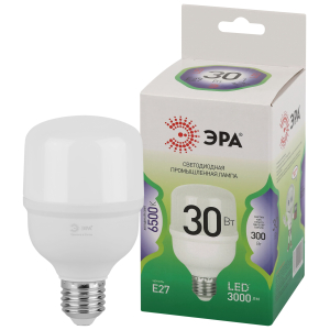 Лампа светодиодная ЭРА GREEN LINE LED POWER T70-30W-865-E27 GL Е27 30 Вт колокол холодный свет