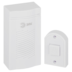 Звонок дверной ЭРА D50 проводной, белый, 1 мелодия