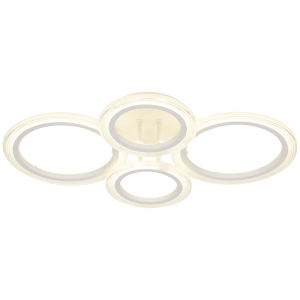 Светильник потолочный светодиодный ЭРА Модерн Ring CLL-1-59-RC WH с ДУ 59W 3000-6500К белый