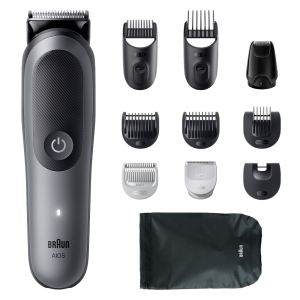 Триммер электрический Braun S3 AIO3500 универсальный 4в1 серый/черный тип 5513