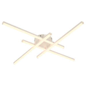 Светильник потолочный светодиодный ЭРА Модерн Nora CLL-1-62-RC WH с ДУ 62W 3000-6500К белый