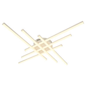 Светильник потолочный светодиодный ЭРА Модерн Nora CLL-1-109-RC WH с ДУ 109W 3000-6500К белый