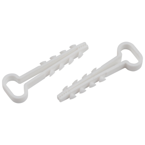 Дюбель хомут ЭРА NO-224-562 для плоского кабеля 5-8 мм белый (10 штук)