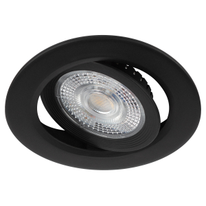 Светильник светодиодный встраиваемый ЭРА KL LED 25A-5 4K BK SET 10 круглый поворотный черный 5Вт 4000К набор 10шт