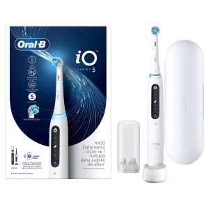 Электрическая зубная щетка ORAL-B iO Series 5/iOG5 White Alabaster 5 режимов тип 3776
