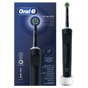 Электрическая зубная щетка ORAL-B Vitality Pro D103.413.3 Black 3 режима, тип 3708